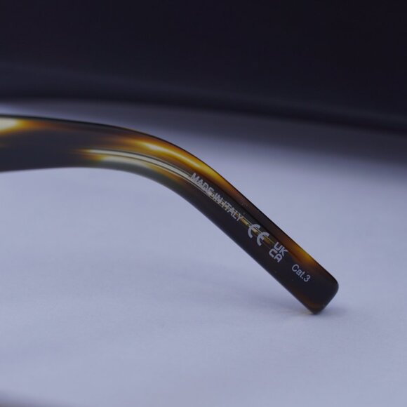 Saint Laurent SL214 KATE 024 Cat Eye Sunglasses - Striped Havana/Grey - Picture 11 of 11